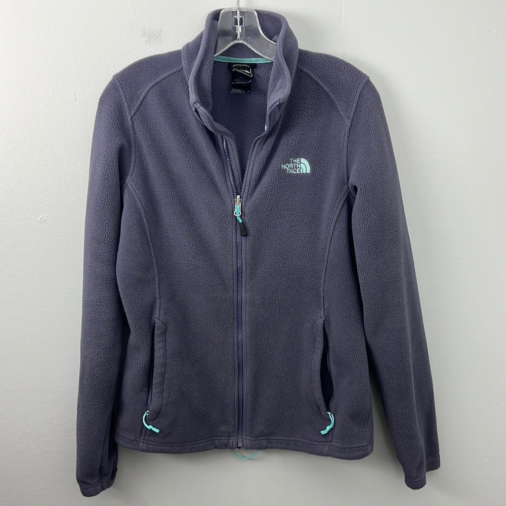 The North Face Purple Fleece Zip Jacket